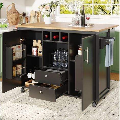 Tisch Küchentisch klappbar 137 9 cm Stauraum OKMYHOME (1/5)