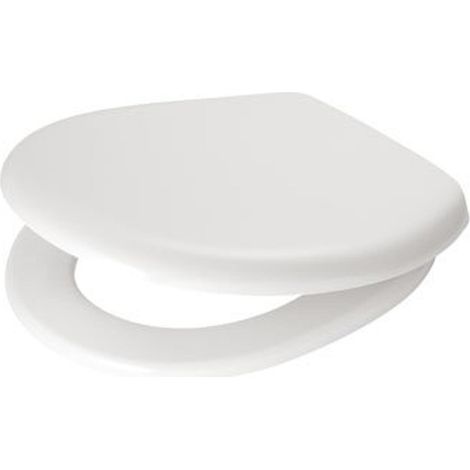 Plieger Royal abattant WC softclose en duroplast avec ensemble de fixation en plastique blanc (1/5)