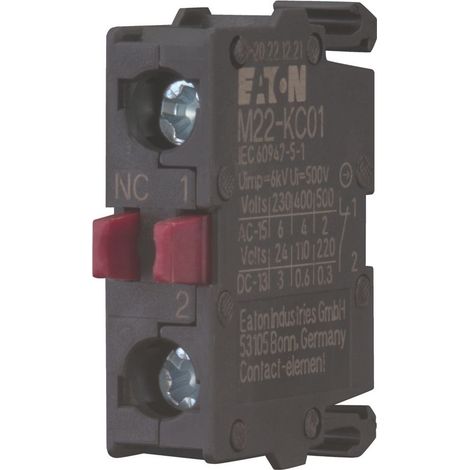 EATON Elemento de contacto 1NC inferior, conexión por tornillo, 216382