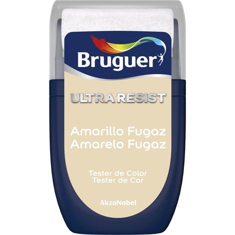 Bruguer Tester ULTRA RESIST Pintura para paredes ultra lavable Amarillo Fugaz 30 ml