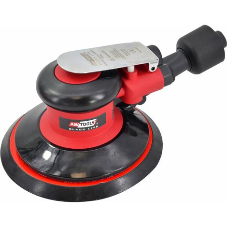 AWTOOLS Druckluft-Exzenterschleifer 150 mm / 5 mm Black Line