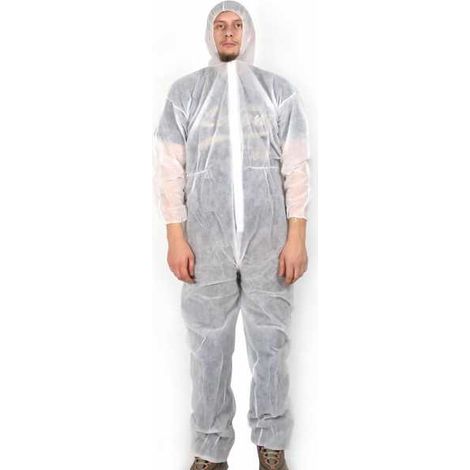 Combinaison à capuche jetable. Taille XL (1/3)