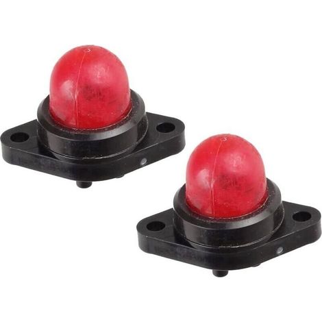 2x Pompe d'amorçage 188-513 pour Walbro WT-119C WT-265 McCulloch Ampoule d'amorçe Poire Carburateur Débroussailleuse Tondeuse Tronçonneuse Tracteur Carburant Essence (1/4)