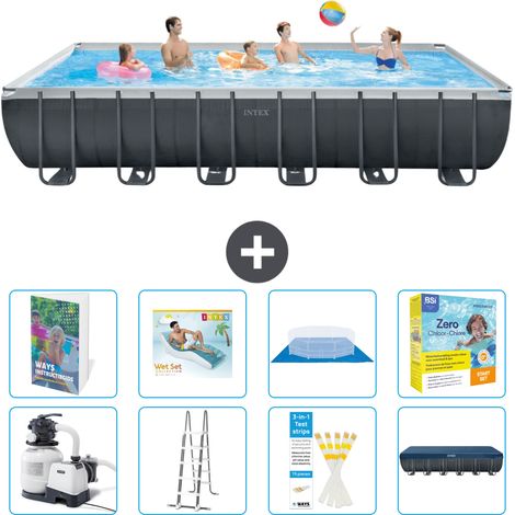 Ultra XTR Pool Rechteckig - 732x366x132 cm - 9-teilig S639