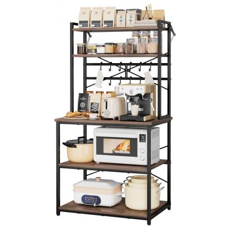 Étagère de Cuisine - Meuble de Rangement 80x40x161 - 8 cm (1/5)