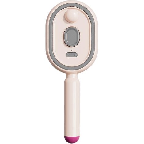Peigne hydratant pour le coiffage, appareil démêlant électrique, outil de beauté portable avec LED, coussinets de massage en silicone, instrument de soin du massage (1/5)
