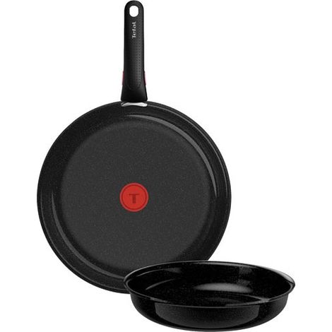Lot de 2 poêles céramique 24+28+poignée - Tefal - L2709102 (1/5)