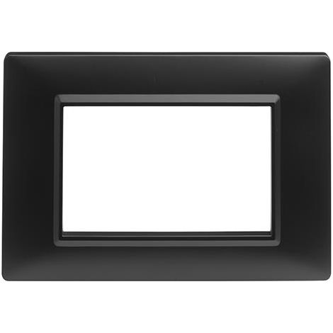 COPRINTERRUTTORE "DELIGHT" NERO 3 POSTI MAURER
