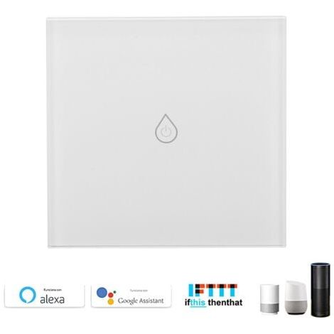 Interrupteur de chauffe-eau électrique WiFi haute puissance Smart Touch pour TUYA 16A 110-240V pour l'hôtellerie--Trimec (1/5)