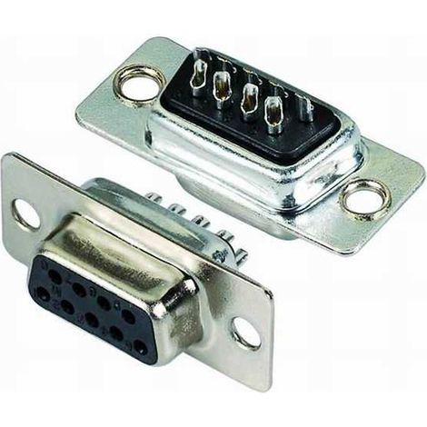 Connecteur D-SUB DB9 Femelle à Souder (1/2)