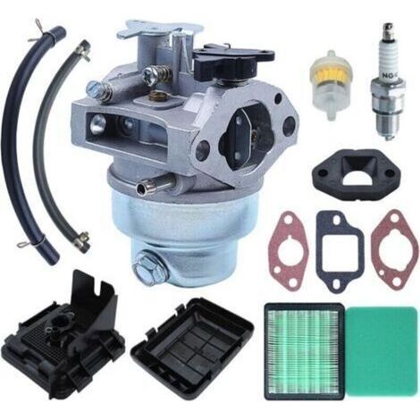 Kit Carburateur pour Honda GCV160 GCV135 GC160 GC135 GCV160-OHC Moteur et Tondeuse,Carbu GCV 160 Tondeuse à Gazon avec Bougie d'allumage,Filtre à Air,Joint, Pièces de Rechange 16100-Z0L-023 (1/4)