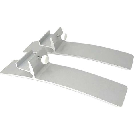 Lot de 2 supports de panneau chauffant infrarouge robustes en aluminium pour usage domestique et commercial (1/5)