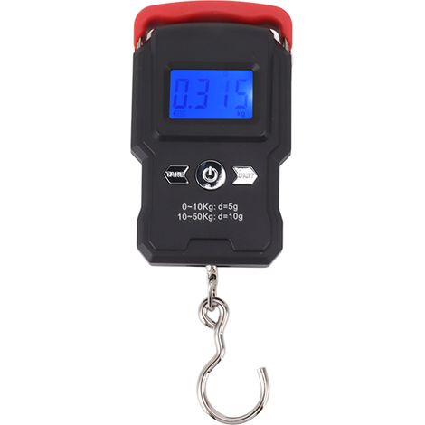 Balance numérique portable 50 kg, précision élevée, pèse-bagages électronique à main pour voyage, extérieur et maison (1/5)