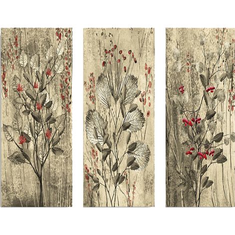 WD Pintura decorativa en MDF 3 piezas. (1/3)