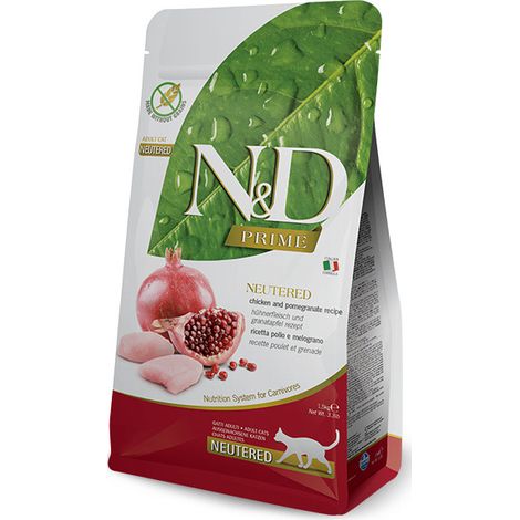 Farmina Gatto N&D Prime 300 gr Pollo e Melograno Neutered