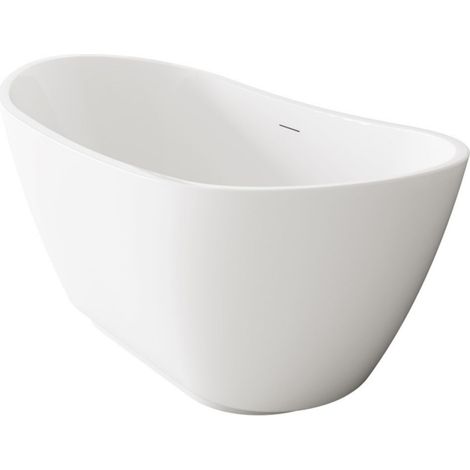 Baignoire îlot Balneo PARMA No Rim 170x72 blanc acrylique (1/5)