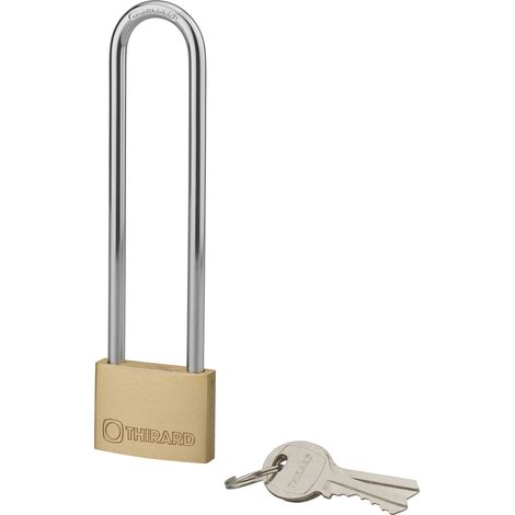 THIRARD - Cadenas à clé Type 1+ UNIKEY (achetez-en plusieurs, ouvrez avec la même clé), 45mm, 2 clés - THIRARD