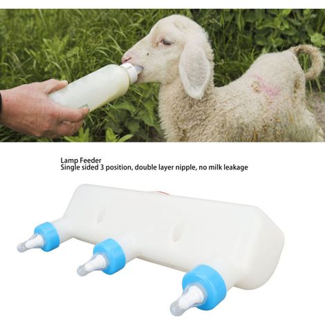 Distributeur de lait avec 3 téteres 3L pour veaux, agneaux et porcelets