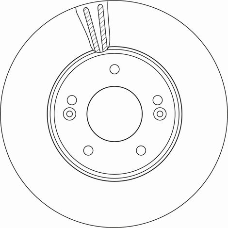DISQUE DE FREIN AVANT DF6966 TRW