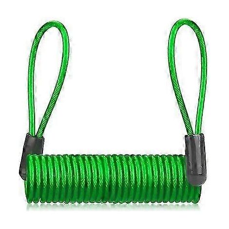 Antivol de disque portable pour moto, vélo VTT, antivol de roue, sans clé, anti-effraction et anti-perçage J60f (vert) (1/5)