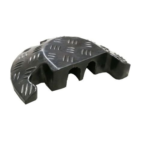 Protège câble RS PRO, Ø interne: 38 x 35mm, long. 160mm, Caoutchouc Noir ( Prix pour 1 )