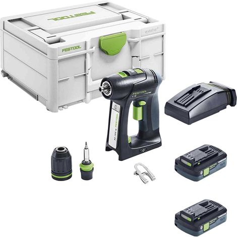 576435 Festool Taladro atornillador a batería C 18 HPC 4,0 I-Plus