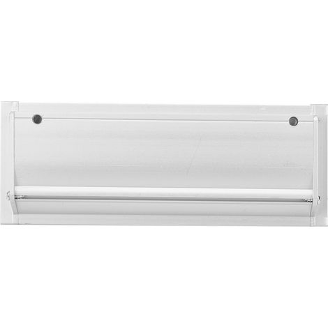 Tirador empotrado de 2 piezas para muebles, fabricado en aluminio, color plata, 96 mm. (1/5)