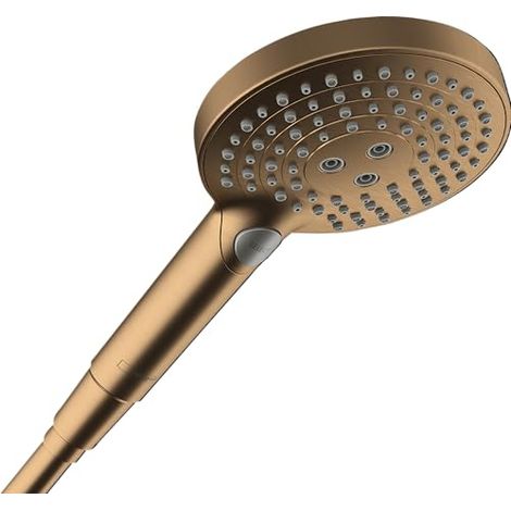Hansgrohe Raindance Select S - Pommeau de douche, 3 jets, EcoSmart, bronze brossé 26515140