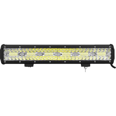 Barra de luz LED, patrón de haz combinado, alto brillo, 17 pulgadas, 360 W, inalámbrica (1/2)