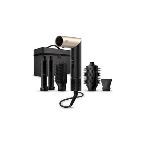 Multi-Styler und Haartrockner SILK'N SilkyAir Flex - Leise 80 dB - Rotierbarer Arm - 5 Zubehörteile