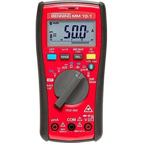 Benning MM 10-1 Multimetro portatile digitale Data logger , N. LoZ CAT IV 600 V Display (Counts): 6000