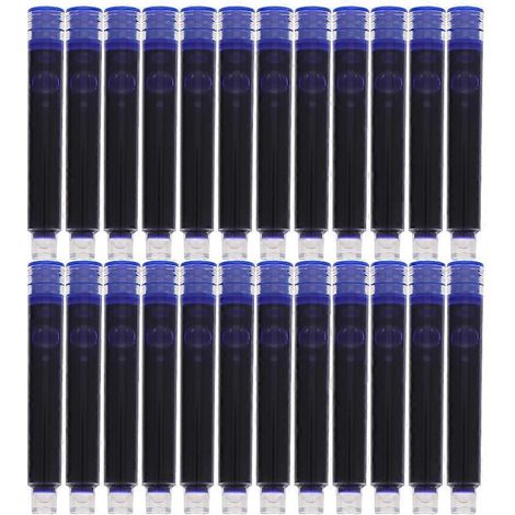 lot de 200 recharges pour stylos-plumes, cartouches d'encre et convertisseurs d'encre-5X0.5X0.5cm-Blue