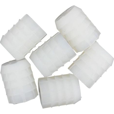 40 Chevilles en Plastique 8mm pour Mur - Chevilles à Expansion Universelles pour Fixation et Montage, Adaptées aux Vis de 5-6mm