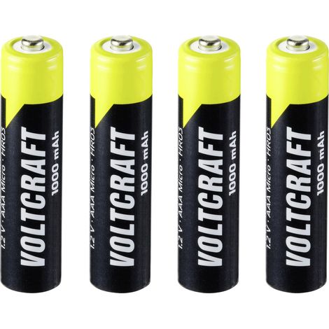 VOLTCRAFT Endurance HR03 Micro (AAA)-Akku NiMH 1000 mAh 1.2 V 4 St. (1/4)
