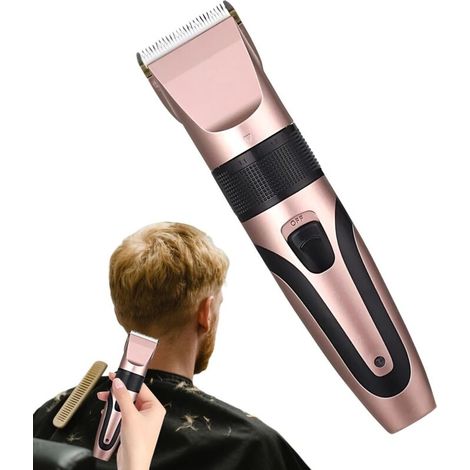 Recortadora de barba para hombre, cortapelos inalámbrico para cortar el cabello (cuerpo y cabeza) para adultos, afeitado y cuidado personal, ideal para viajes. (1/5)