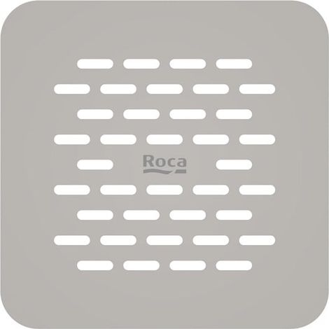 Roca – Grille de vidage en acier inoxydable pour receveur de douche Terran-N – Finition perle – Résistante à la corrosion – Design extra plat