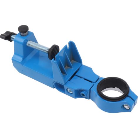 Support de perceuse d'établi réglable à 360° avec support de fixation pour perceuse à main et pied de table