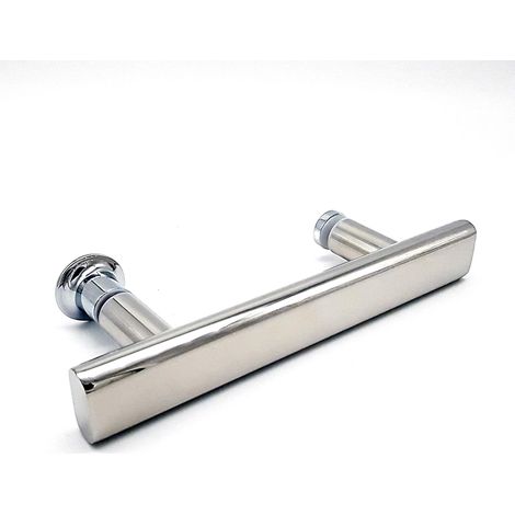 Poignee Porte Douche Chrome 145mm (1/3)