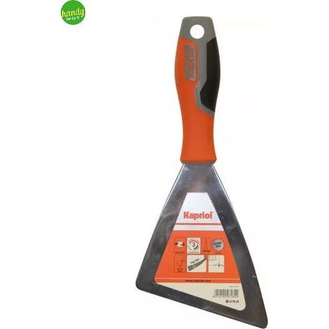 Spatola per stucco obliquo Kapriol manico in progrip lama 12cm