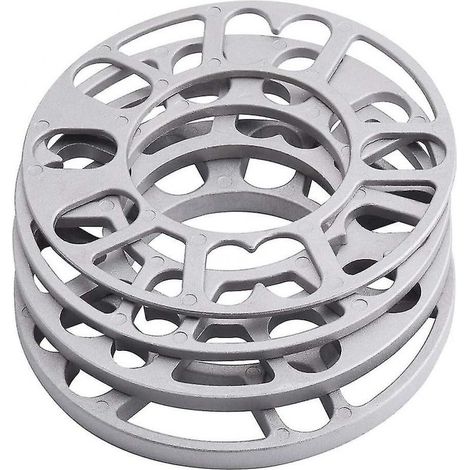 4 entretoises de roue en aluminium, épaisseur 3 mm, diamètre intérieur 78 mm, diamètre extérieur 150 mm, pour jantes à 4 ou 5 boulons (1/5)