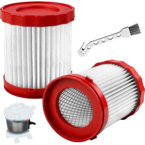 Lot de 2 filtres HEPA pour Bosch GAS18V-10L GAS18V-3 Gas 18V, filtre de rechange VF320H pour Bosch avec 1 brosse de nettoyage (1/5)