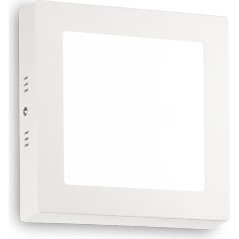 Plafoniera Moderna Universal Acciaio Bianco Led 13,5W 4000K Ip20