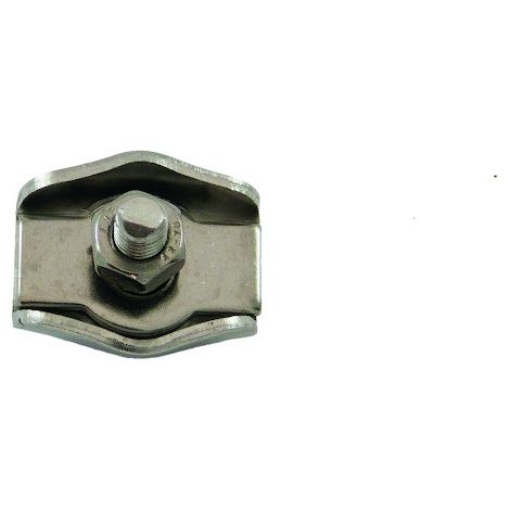 Serre-câble plat SCI1 - Matière : inox - Diamètre de câble maximal : 3 mm - PRAMAC