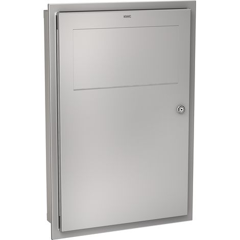 KWC AR Abfallbehälter, RODAN, Edelstahl,  395x580x110 mm, Unterputz, ca. 16 l
