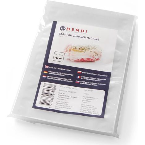 Vakuumverpackungsbeutel 160x230mm 100 Stück - Hendi 970386 (1/2)