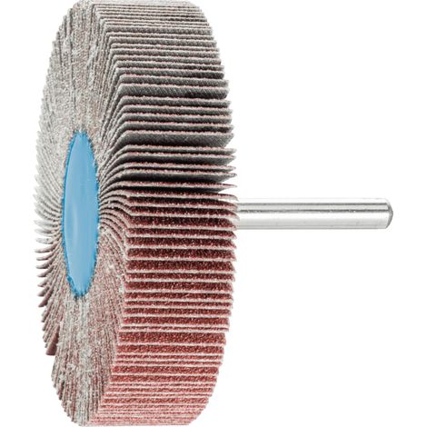 PFERD Korund Fächerschleifer F Ø 80x20mm Schaft-Ø 6 mm A80 für Feinschliff und Finish (1/4)