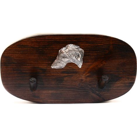 Scottish Greyhound, Deerhound - gancio per accessori, gancio per medaglie con un cane, ganci per chiavi di Art-Dog (1/5)