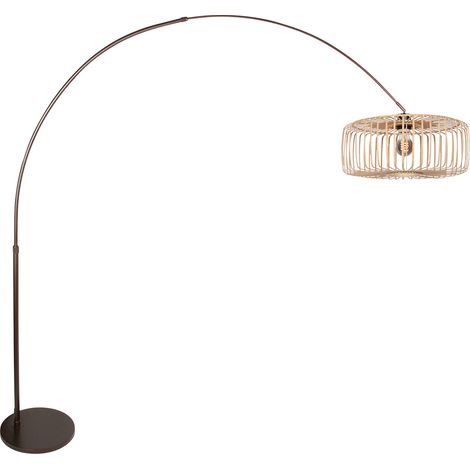 Steinhauer - stehlampe - Sparkled Light - braun - bambus metall -