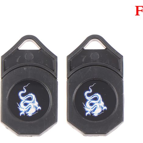 (F) 2 puces lumineuses de bienvenue compatibles avec les projecteurs laser LED sans fil pour portières de voiture, logo lumineux fantôme, accessoires d'éclairage décoratif pour véhicules. (1/4)