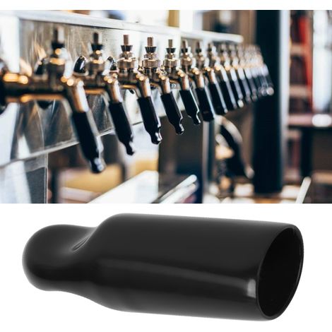Lot de 10 capuchons de protection noirs pour robinets de bière domestiques, accessoire de production de bière (1/5)